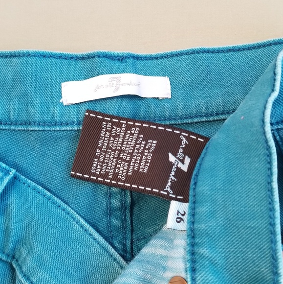 7 For All Mankind Cutoff Jean Shorts - Picture 4 of 6